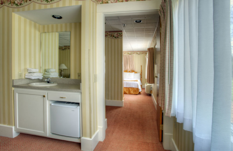 Guest room at Lake Morey Resort.