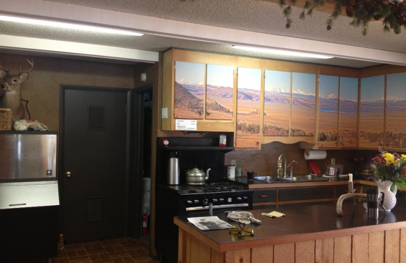 Interior view of Bristlecone Lodge.