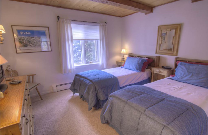 Rental bedroom at Westwind at Vail.