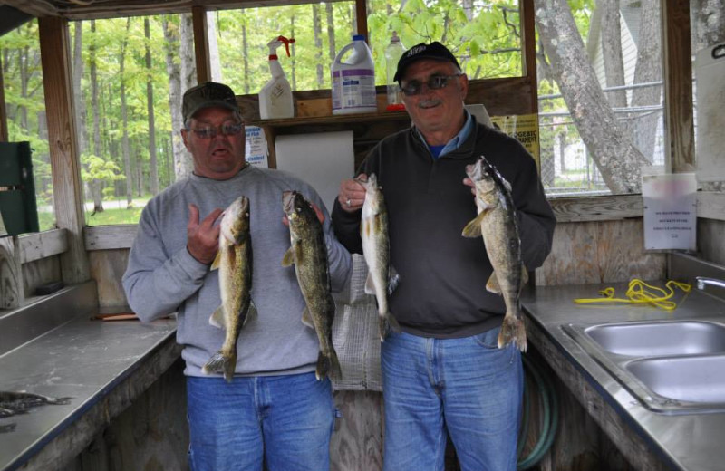 Fish cleaning house at The Timbers Resort.