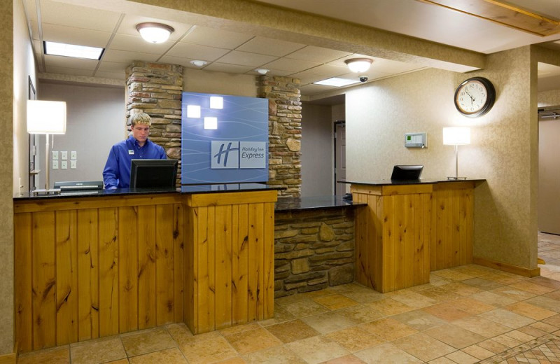 Check in at Holiday Inn Express Brainerd/Baxter.