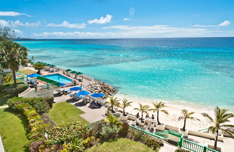 Beach at Rostrevor Apartment Hotel.