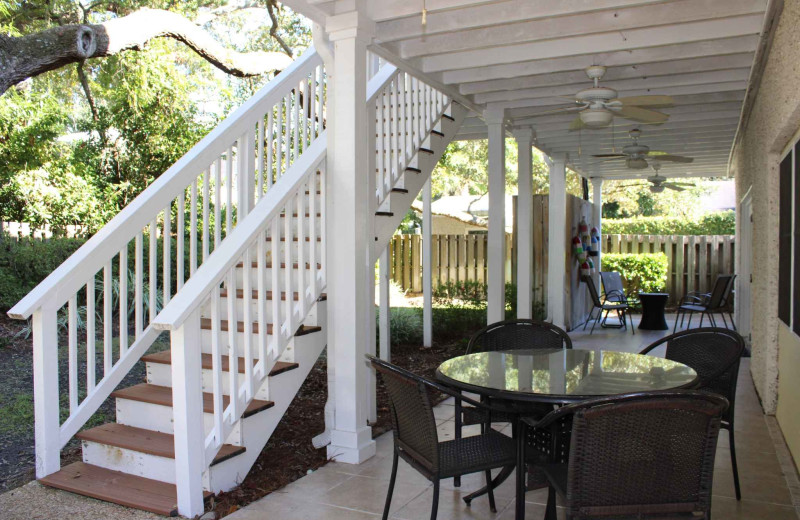 Patio at Real Escapes Properties - Oasis at East Beach.