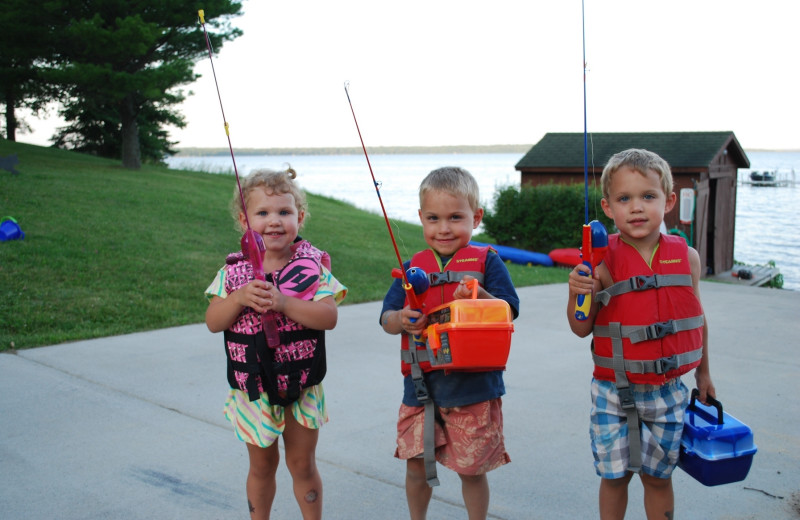 Fishing at Geiger's Trails End.