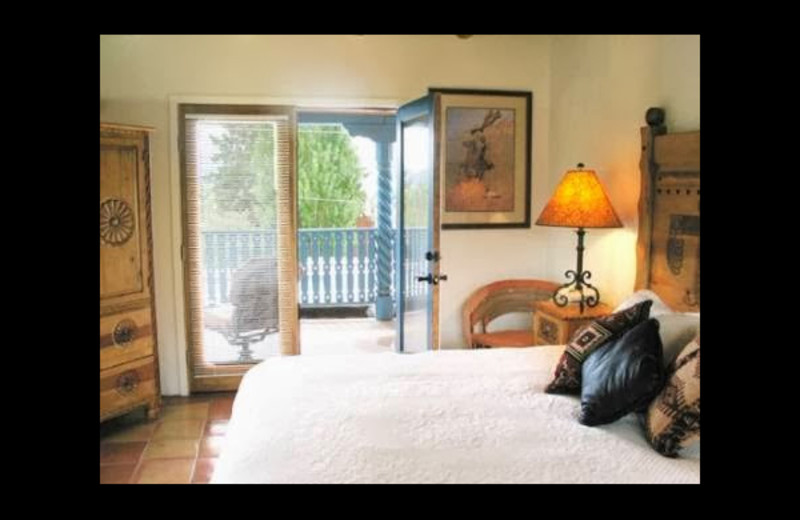 Guest room at Casa Benavides Bed & Breakfast.