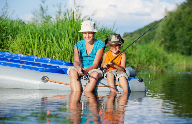 Fishing at Vail's Mountain Haus.