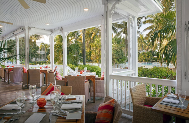 Dining at Tranquility Bay Beach House Resort.