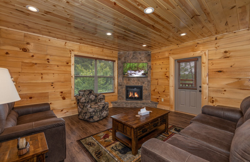 Rental living room at Eden Crest Vacation Rentals, Inc.