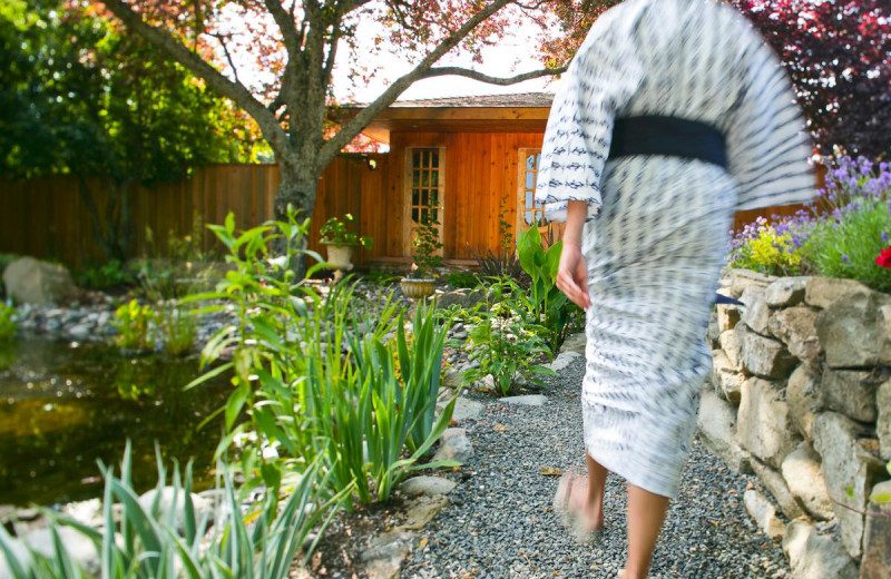 Garden at Galiano Oceanfront Inn and Spa.