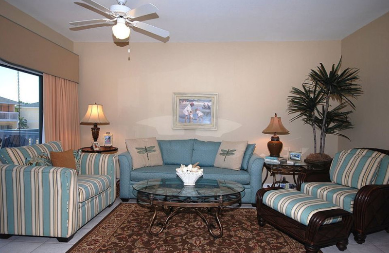 Condo interior at Sandpiper Cove.