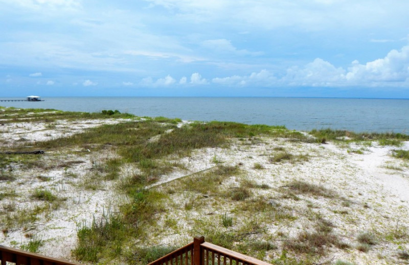 Beach at ACP Vacation Rentals.