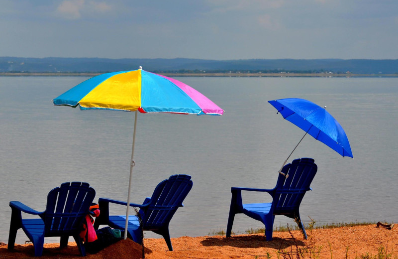 Relax by the beach at Willow Point Resort.