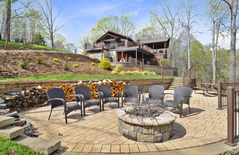 Rental patio at Premier Vacation Rentals @ Smith Mountain Lake.