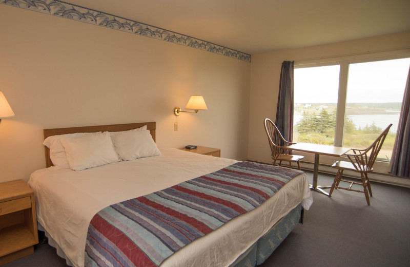 Guest room at Brier Island Lodge and Resort.