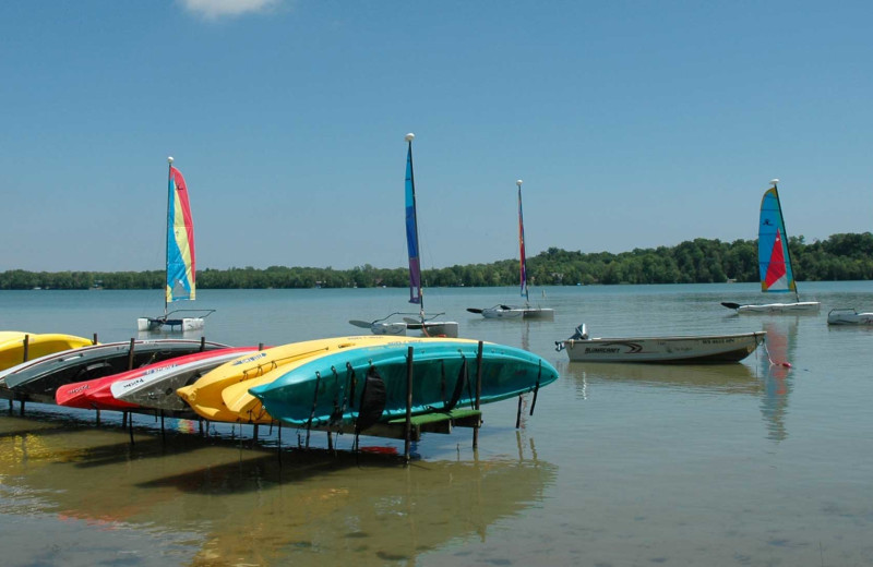 Lake view at The Rushes Resort.