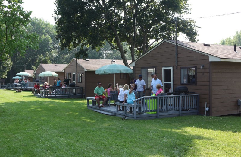 Cottage exterior at Southview Cottages Resort.