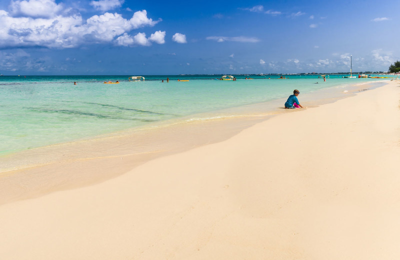 Beach at Comfort Suites & Resort.