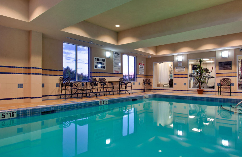 Indoor pool at Holiday Inn Huntsville.