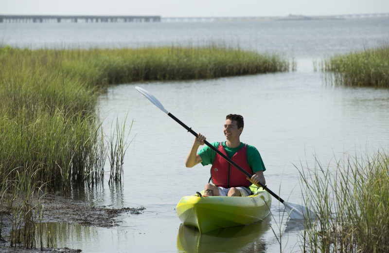 Kayaking at Resort Vacation Properties of St. George Island.
