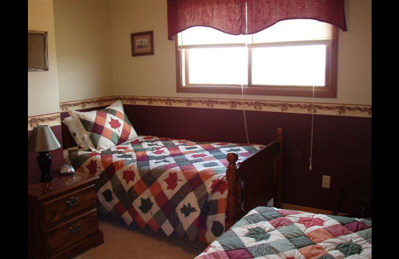 Guest room at Whiskey Butte Lodge.