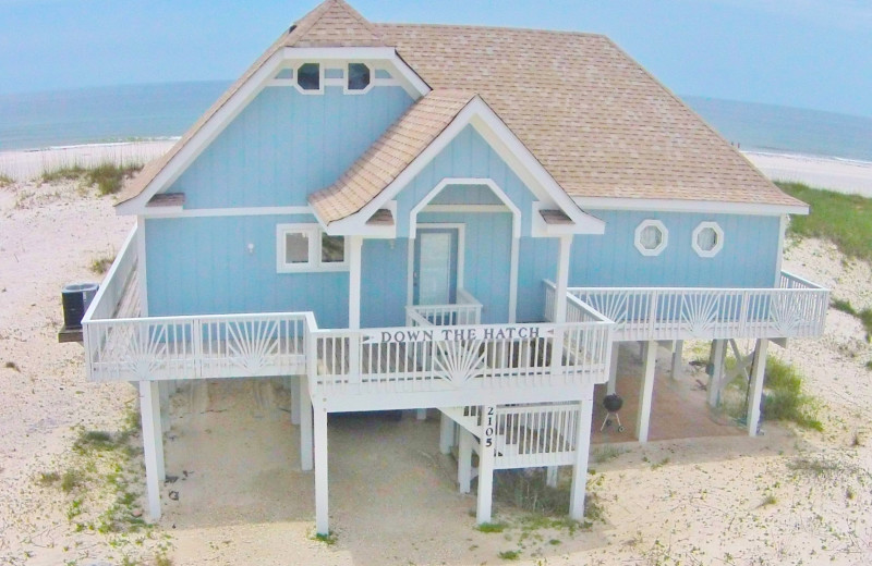 Rental exterior at Gulf Shores Vacation Rentals.