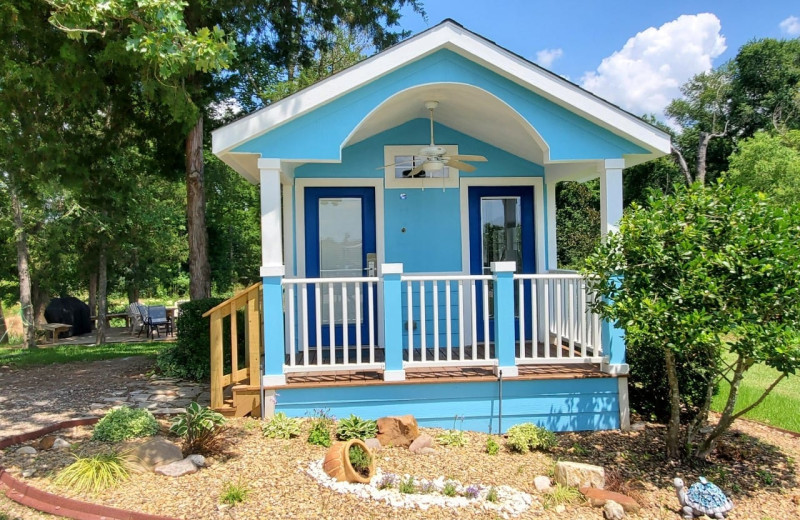 Cottage exterior at Mill Creek Ranch Resort.