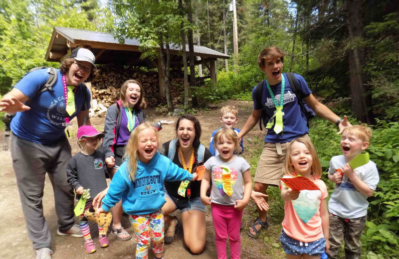 Groups at YMCA Camp Du Nord.