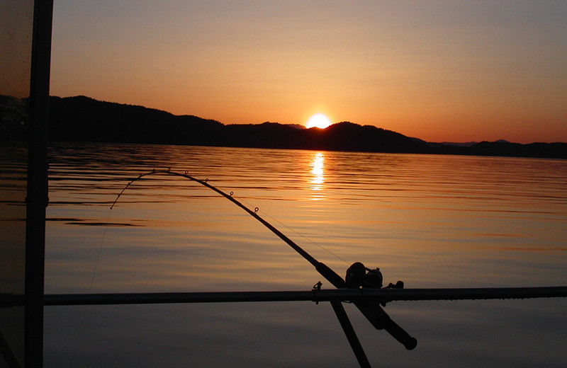 Fishing at portsman's Cove Lodge.