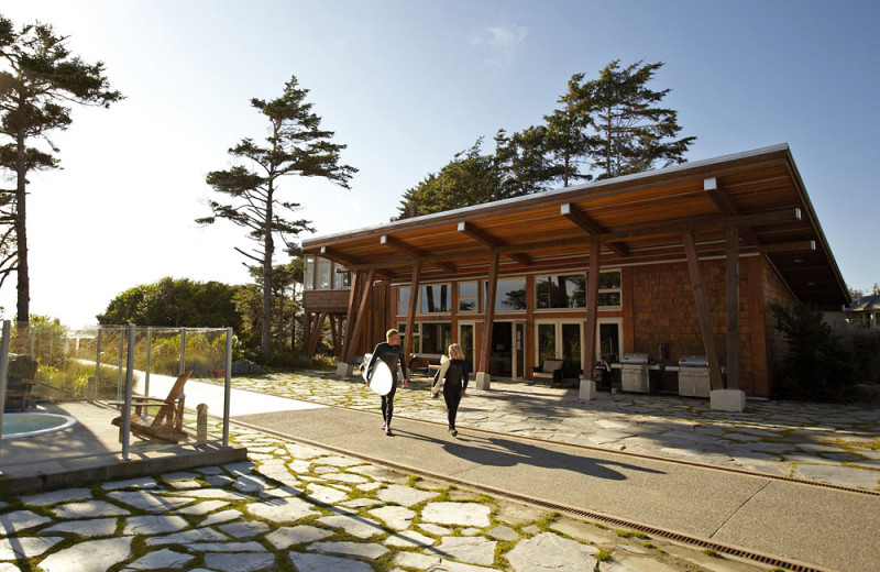 Exterior view of Cox Bay Beach Resort.