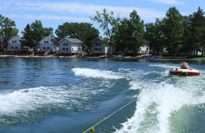 Water tubing at Chase's Ethel Beach Resort.