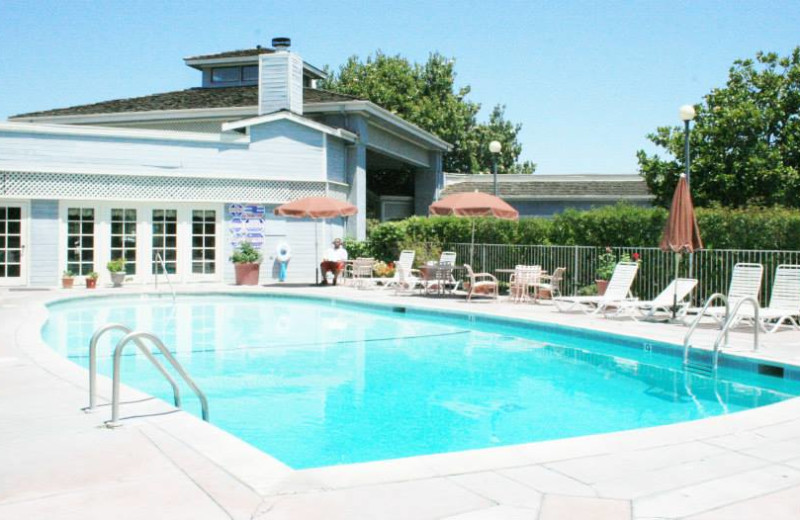 Outdoor pool at Marianis Inn.