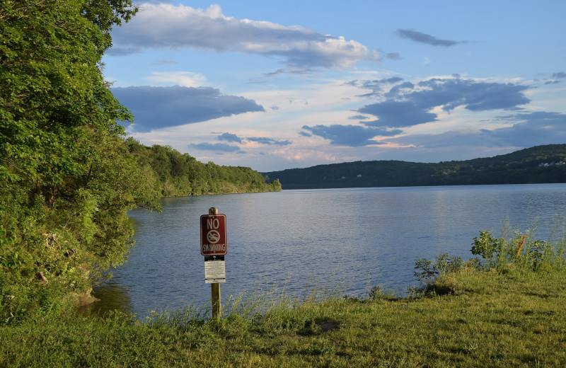 Lake near Journey Inn Bed & Breakfast.