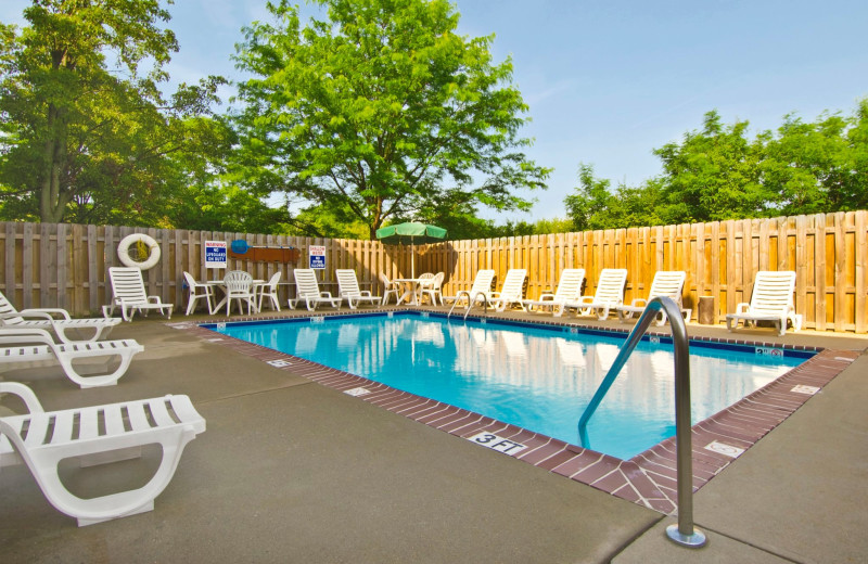 Outdoor pool at Extended Stay America - Dayton - Fairborn.