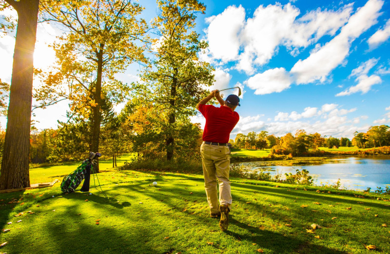 Golf course at Ruttger's Bay Lake Lodge.