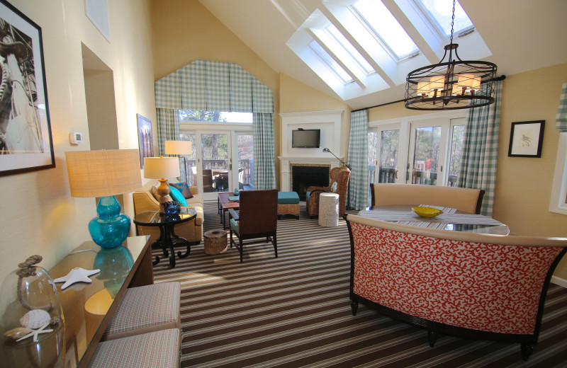 Guest suite at Ocean Edge Resort & Golf Club.