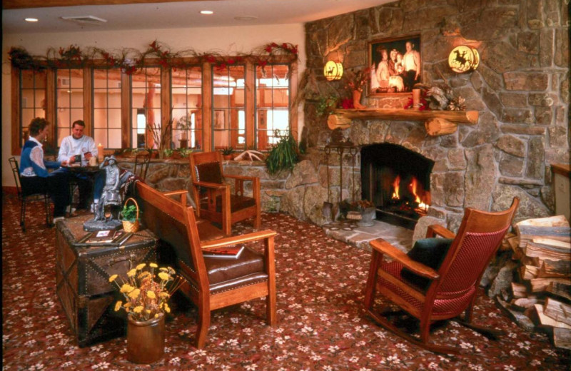 Lodge lobby at  Sylvan Dale Guest Ranch.