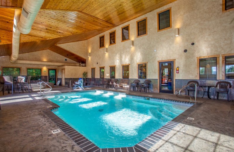 Indoor pool at The Village At Indian Point Resort and Conference Center.