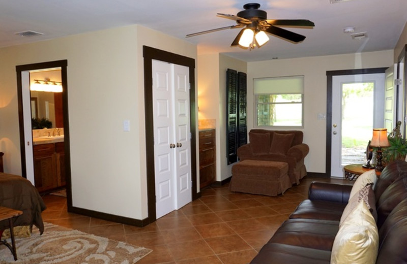 Living room at 2 Creeks.