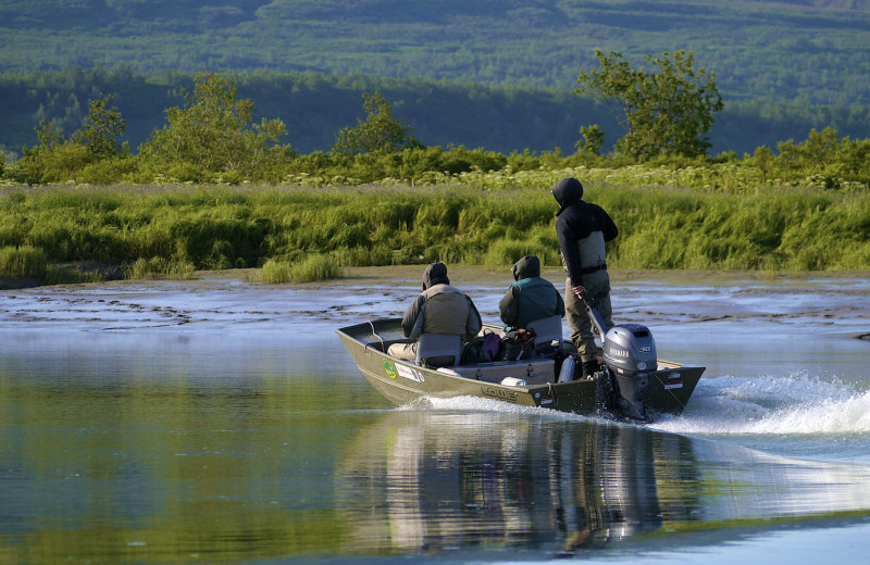 Fishing at Alaska Rainbow Lodge.