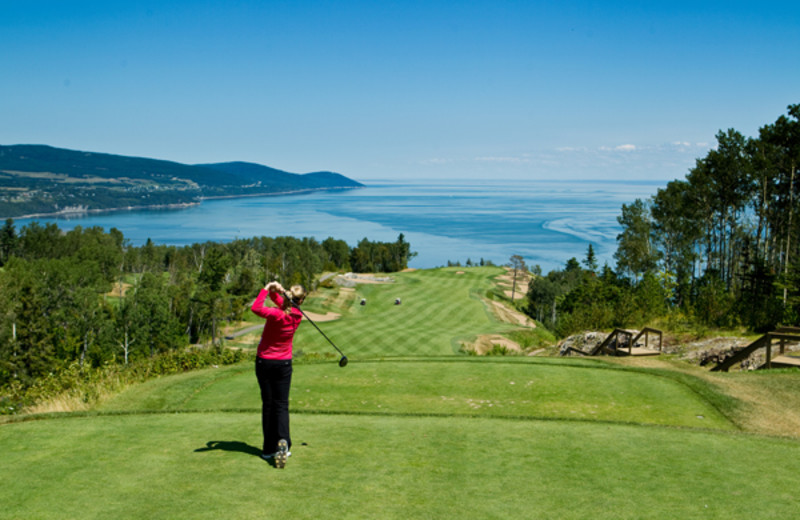 Golfing at Fairmont Le Manoir Richelieu.