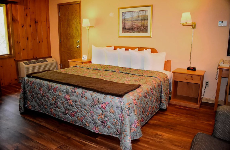 Guest room at Holiday Acres Resort.