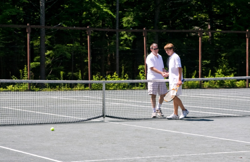 Tennis courts at Rockywold-Deephaven Camps.