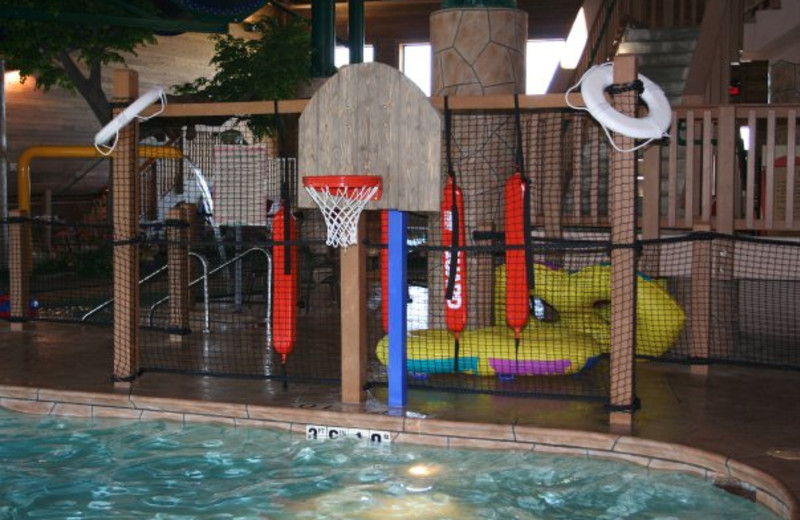 Water basketball at Holiday Inn Express Brainerd.