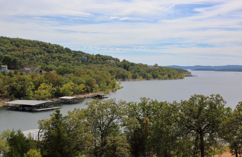 Lake view at Antlers Resort.