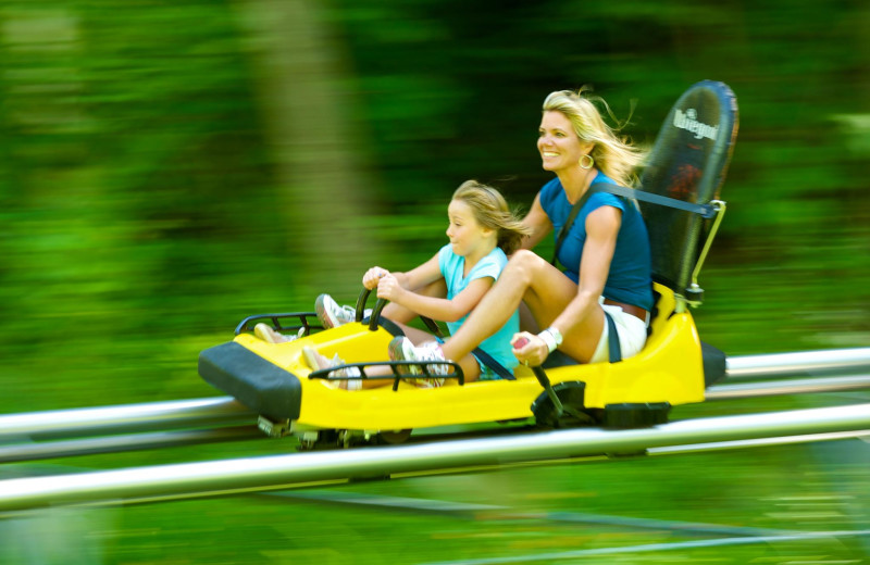 Alpine slide at Jiminy Peak Mountain Resort.