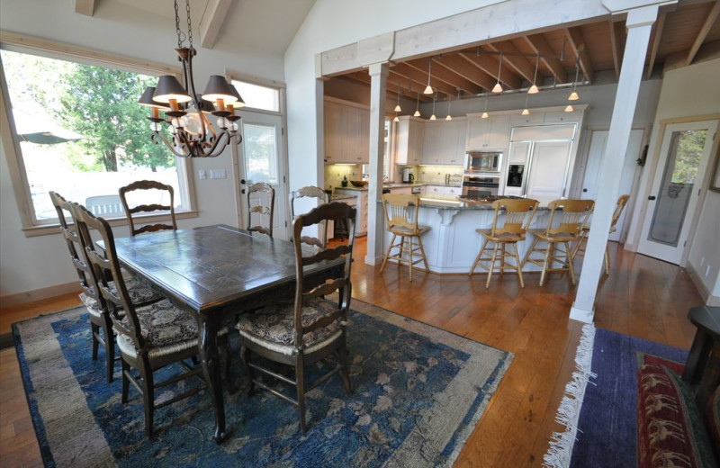 Rental kitchen at Yosemite Region Resorts.