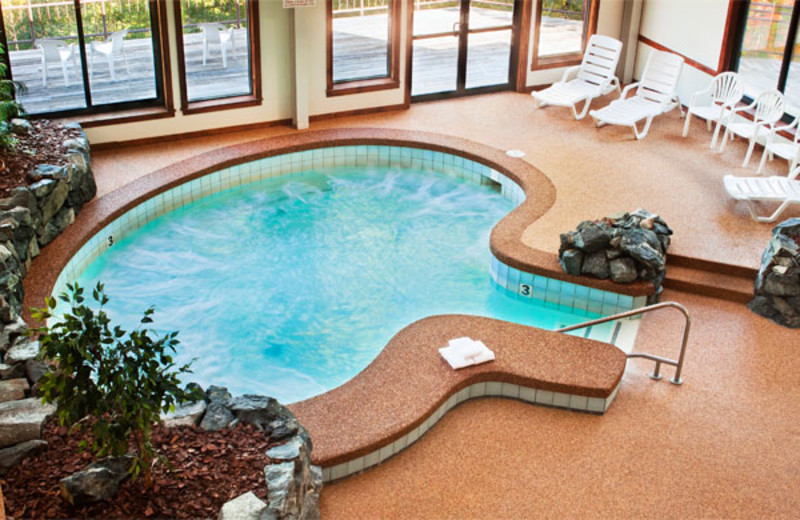 Indoor jacuzzi at Summit Resort.