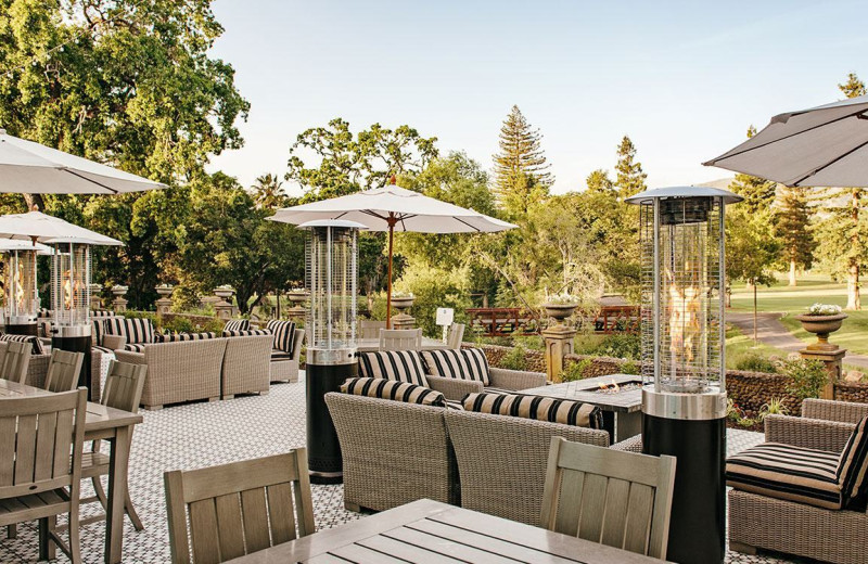 Patio at Silverado Resort.