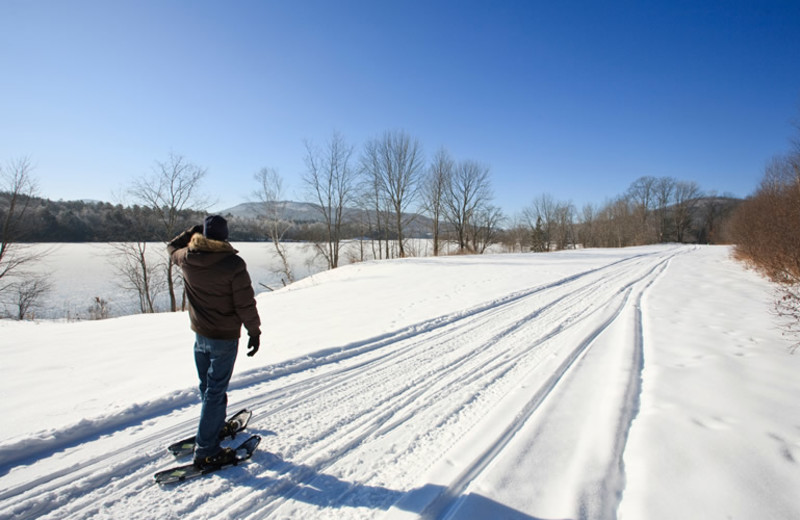 Ski trail at Rabbit Hill Inn.