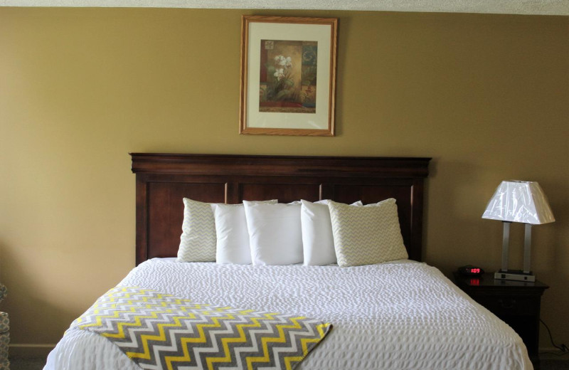 Guest room at Stone Fence Resort.